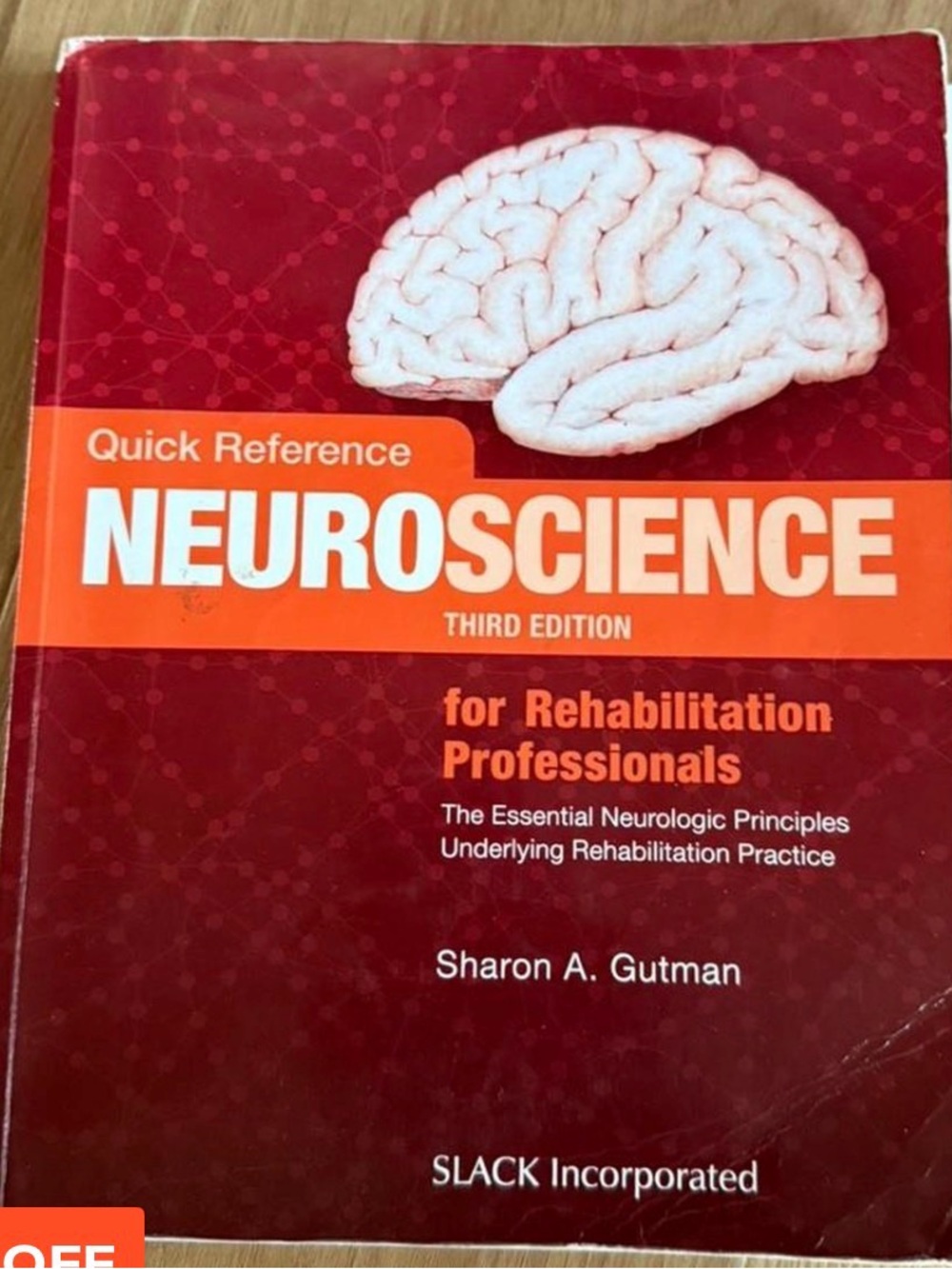 Quick Reference Neuroscience Third Edition - Red & Orange Cover